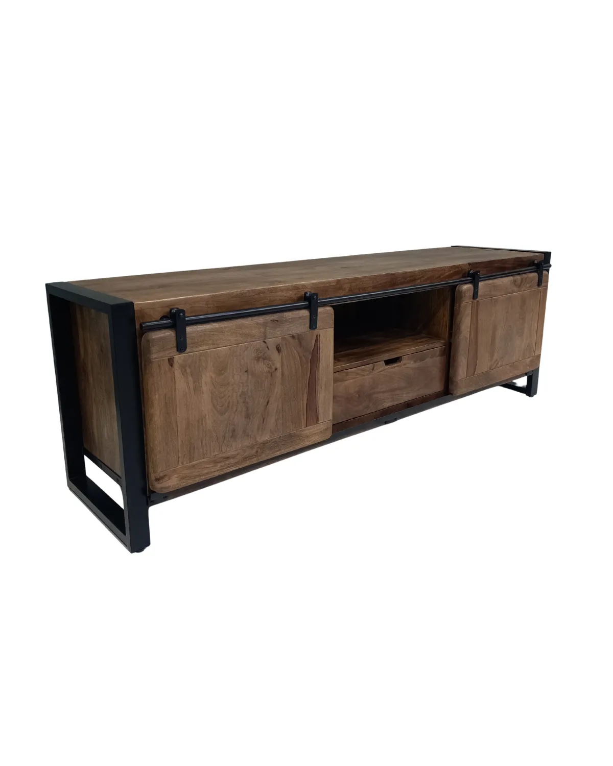 TVC-05 Industrial Barn Door Media Console - Image 1