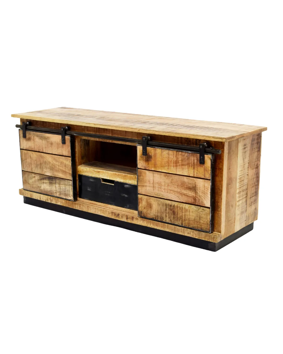 TVC-09 Industrial Sliding Door & Drawer Console - Image 1