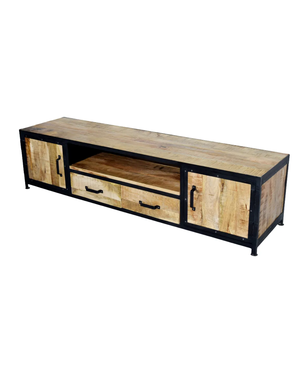 TVC-12 Rustic Dual-Door Storage Console - Image 1