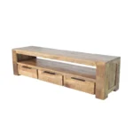Geometric Industrial TV Console