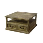 Rustic Lift-Top TV Console