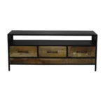Modern Rustic Three-Drawer TV Console