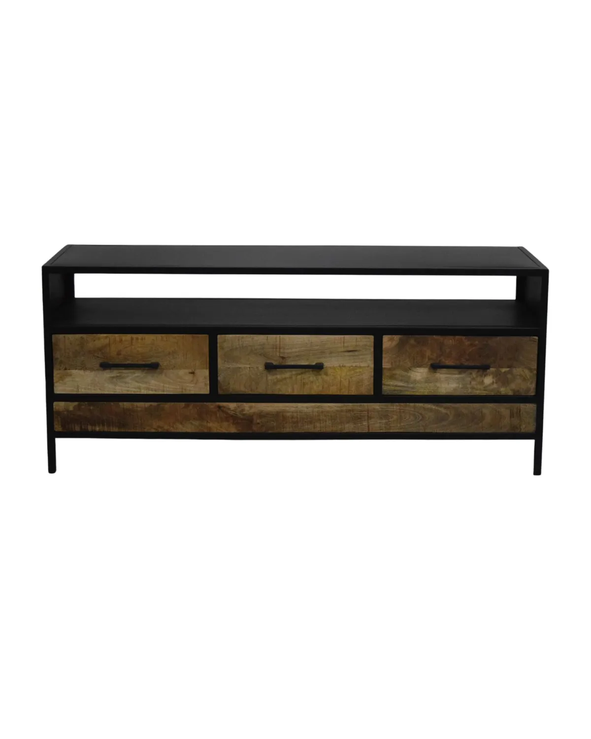 TVC-25 Modern Rustic Three-Drawer TV Console - Image 1