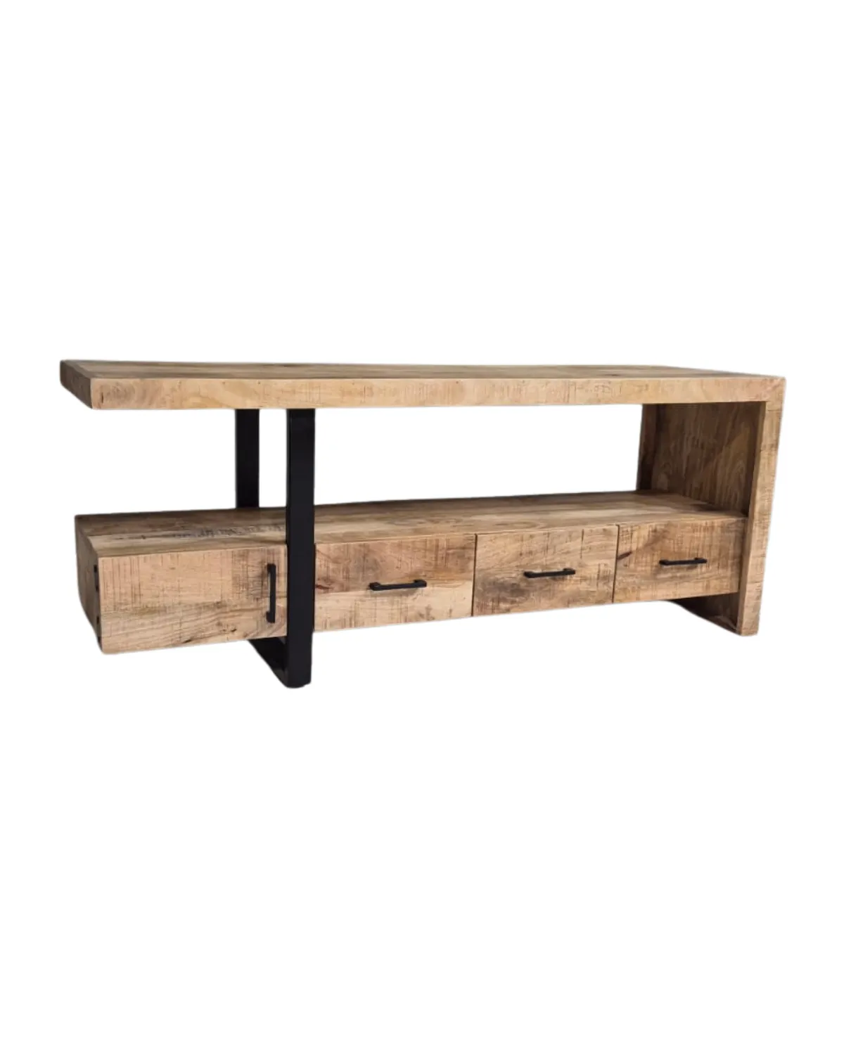 TVC-39 Modern Minimalist Open Shelf TV Console - Image 1