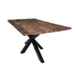 Rustic Live Edge Reclaimed Wood Dining Table