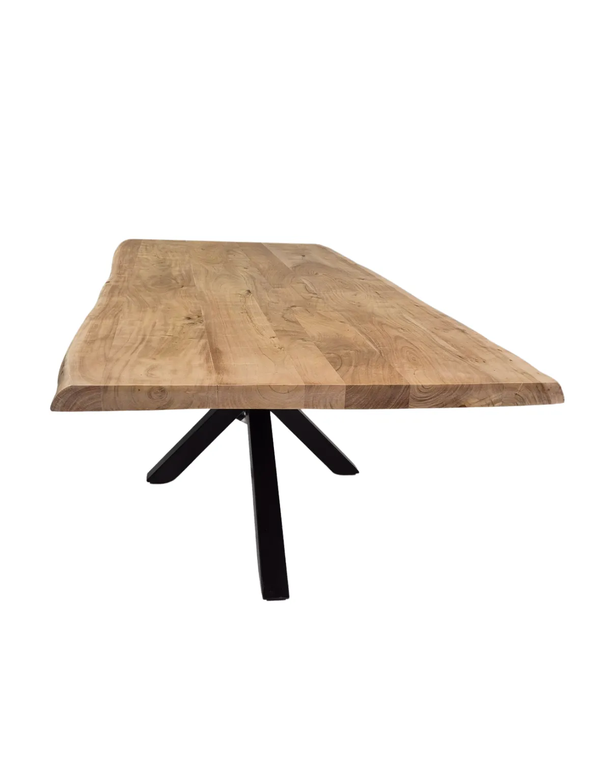 Table-14 Classic Natural Wood Plank Dining Table - Image 1