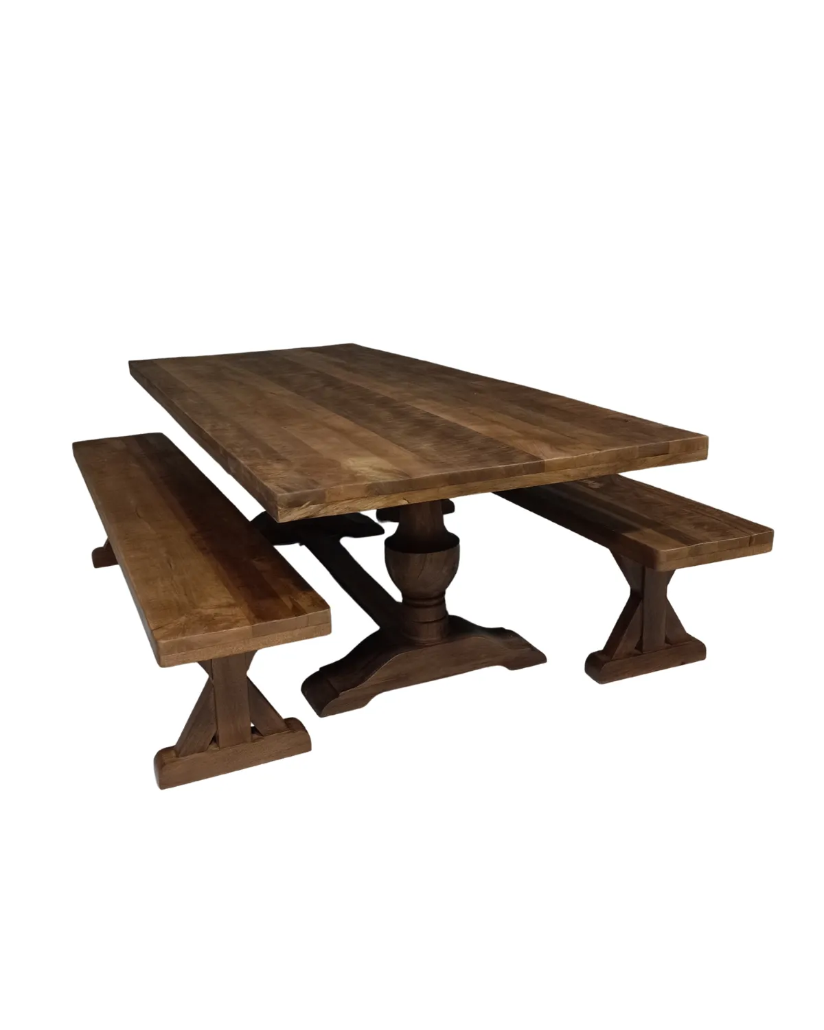 Table-20 Modern Cross-Leg Wooden Dining Table - Image 1