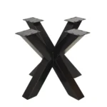 Heavy-Duty Cross Metal Table Base