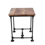 Industrial Pipe-Leg Reclaimed Wood Table