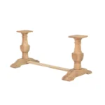 Carved Solid Wood Table Base