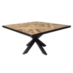 Rustic Wooden Coffee Table with Storage
