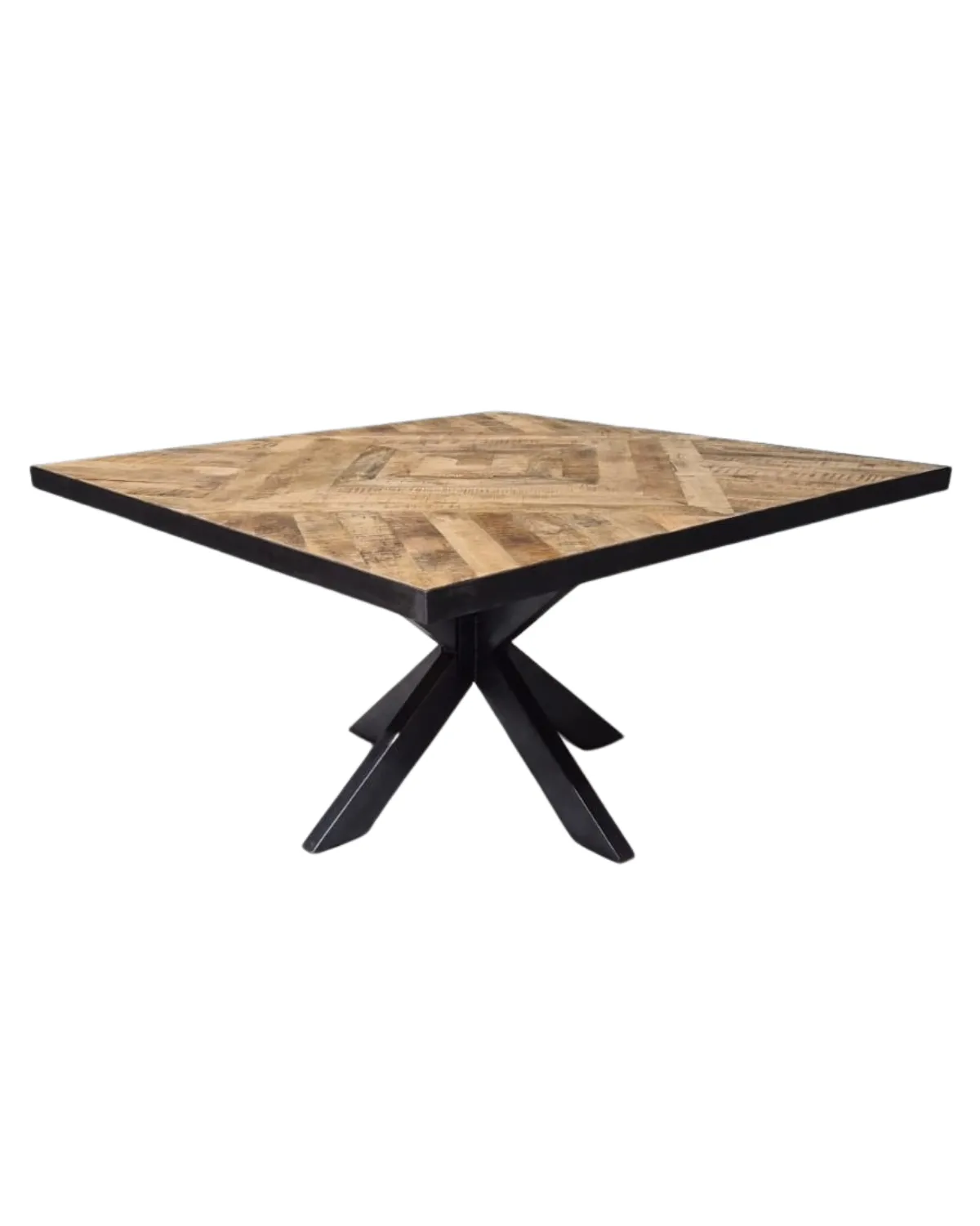 Table-48 Rustic Wooden Coffee Table with Storage - Image 1