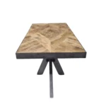 Geometric Reclaimed Wood Coffee Table