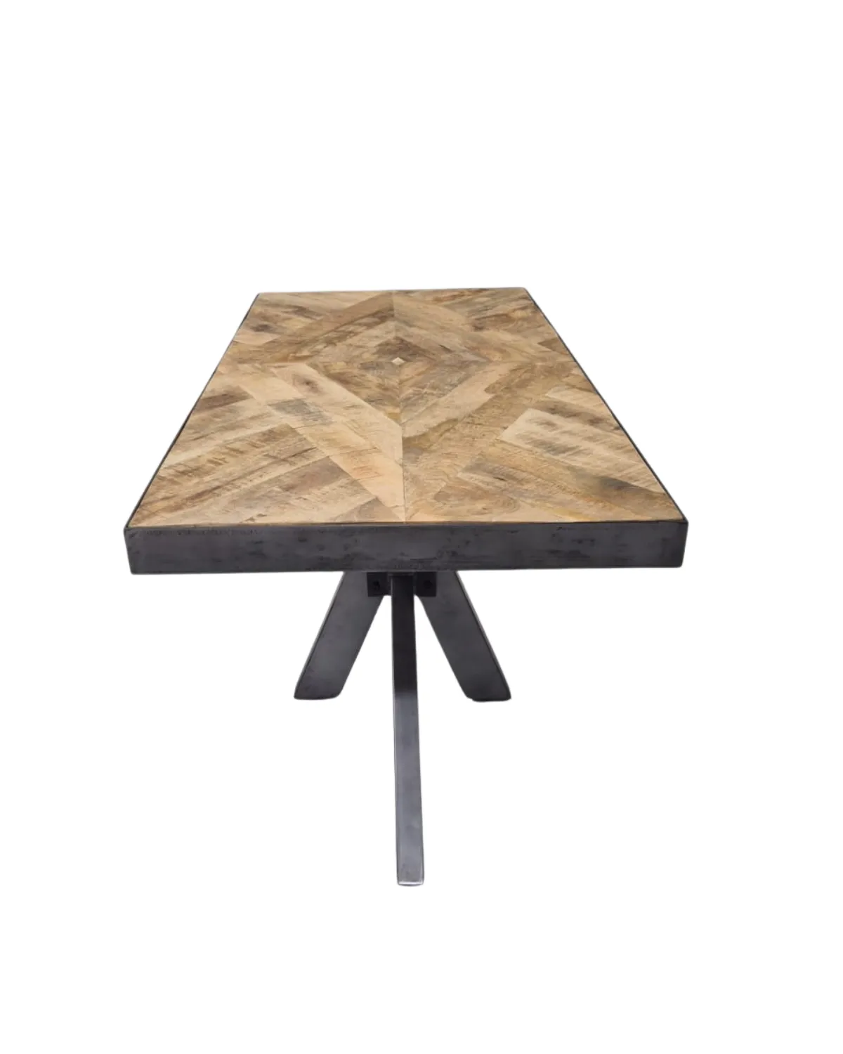 Table-53 Geometric Reclaimed Wood Coffee Table - Image 1