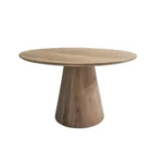 Elegant Oval Pedestal Dining Table