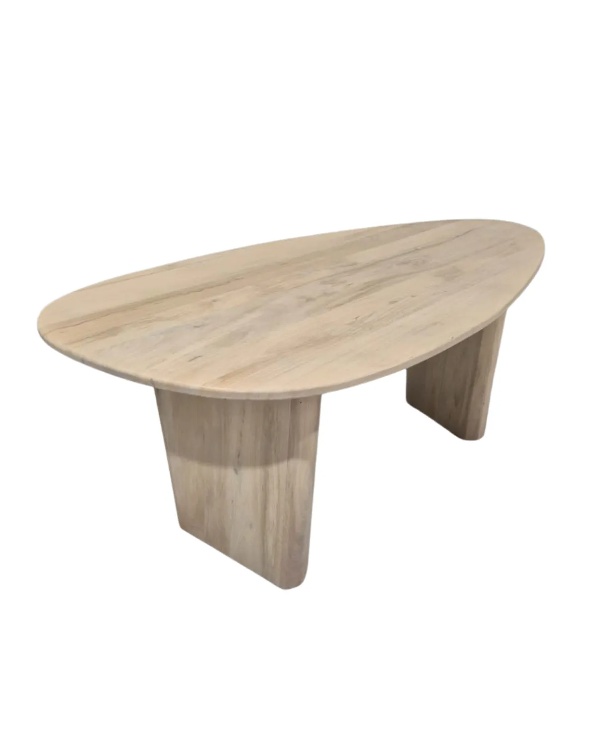 Table-71 Organic Twin-Leg Wooden Coffee Table - Image 1