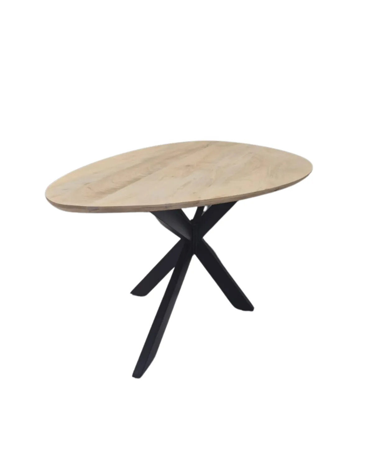 Table-73 Organic Black-Base Wooden Coffee Table - Image 1