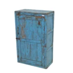 Heritage Blue Vintage Wooden Tall Cabinet