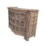 Heritage Hand-Carved Antique Wooden Sideboard