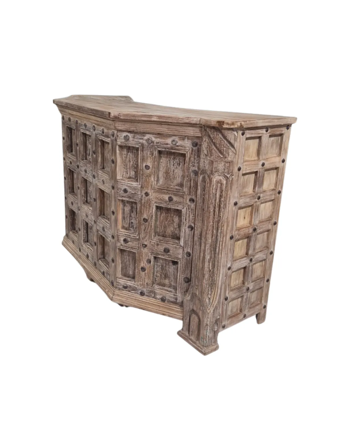 Vintage -20 Heritage Hand-Carved Antique Wooden Sideboard - Image 1