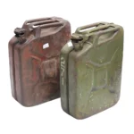 Vintage Military-Style Metal Jerry Can Collection