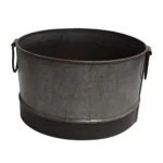 Antique Rustic Galvanized Metal Tub