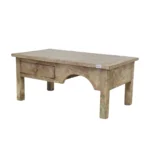 Antique Rustic Wooden Low Table