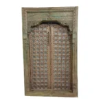 Hand-Carved Antique Wooden Door